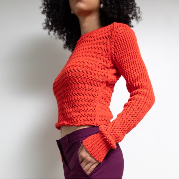 3.1 Phillip Lim Sweaters - 3.1 Phillip Lim crew neck red sweater